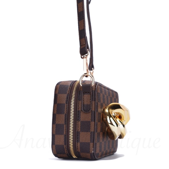 JACKSON CHECKERED CROSSBODY CROSS BODY BAG - Picture 6 of 8